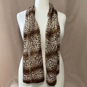 Vintage Animal Print Scarf